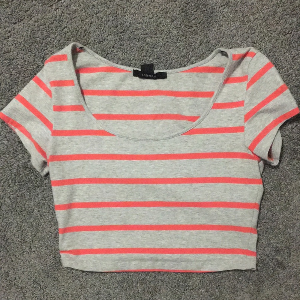 Striped Crop Top